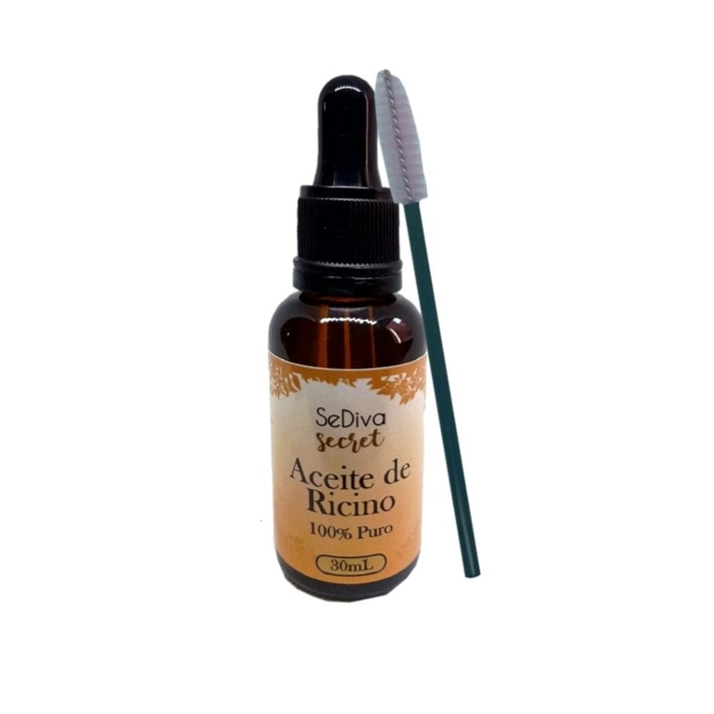 Crescimento de cílios com óleo de rícino com aplicador 30mL - Sediva Secret