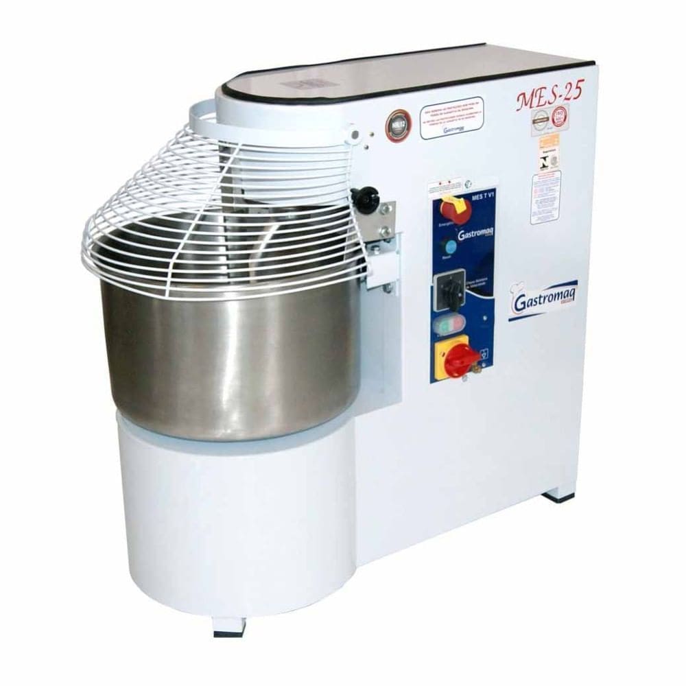 Amassadeira Espiral Monofásica 2 Velocidades 25kg MES25 Gastromaq 220V