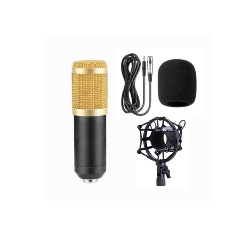 Capacitor de microfone condensador USB Streaming BM-800