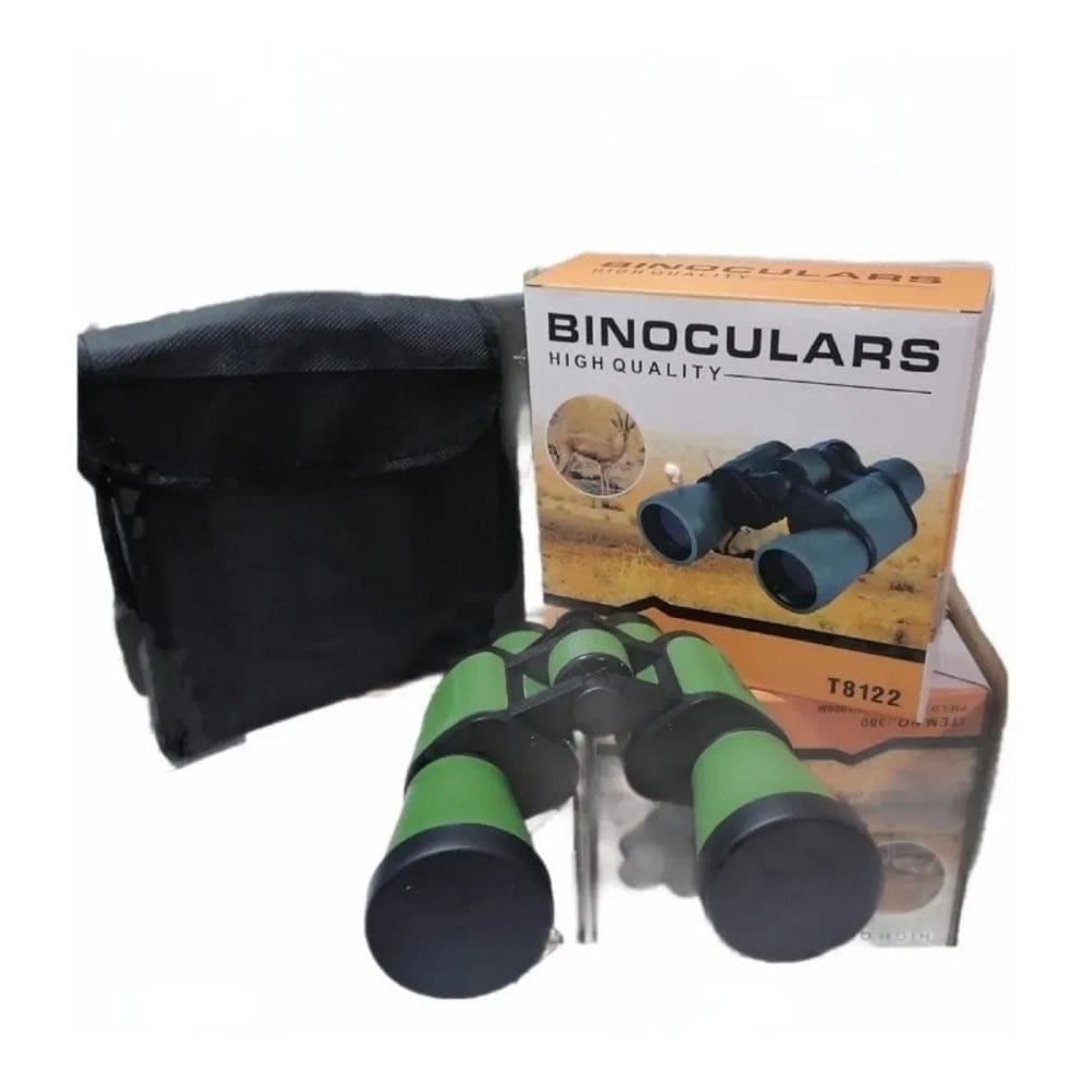 Binóculos profissionais de 20 x 50 mm, alcance de 1000 m com bolsa de transporte