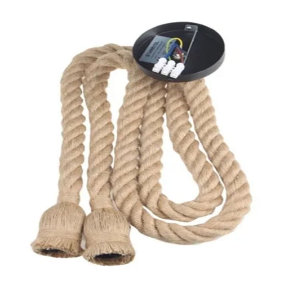 Luminária pendente Vintage Retro Double Soga E27 Thread 220V