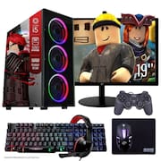 Computador PC Gamer Completo TOB Intel Core i5 SSD 240GB 8GB Teclado Mouse Mouse Pad e Headset Gamer Joystick Monitor 19” Windows 10 Pro Trial