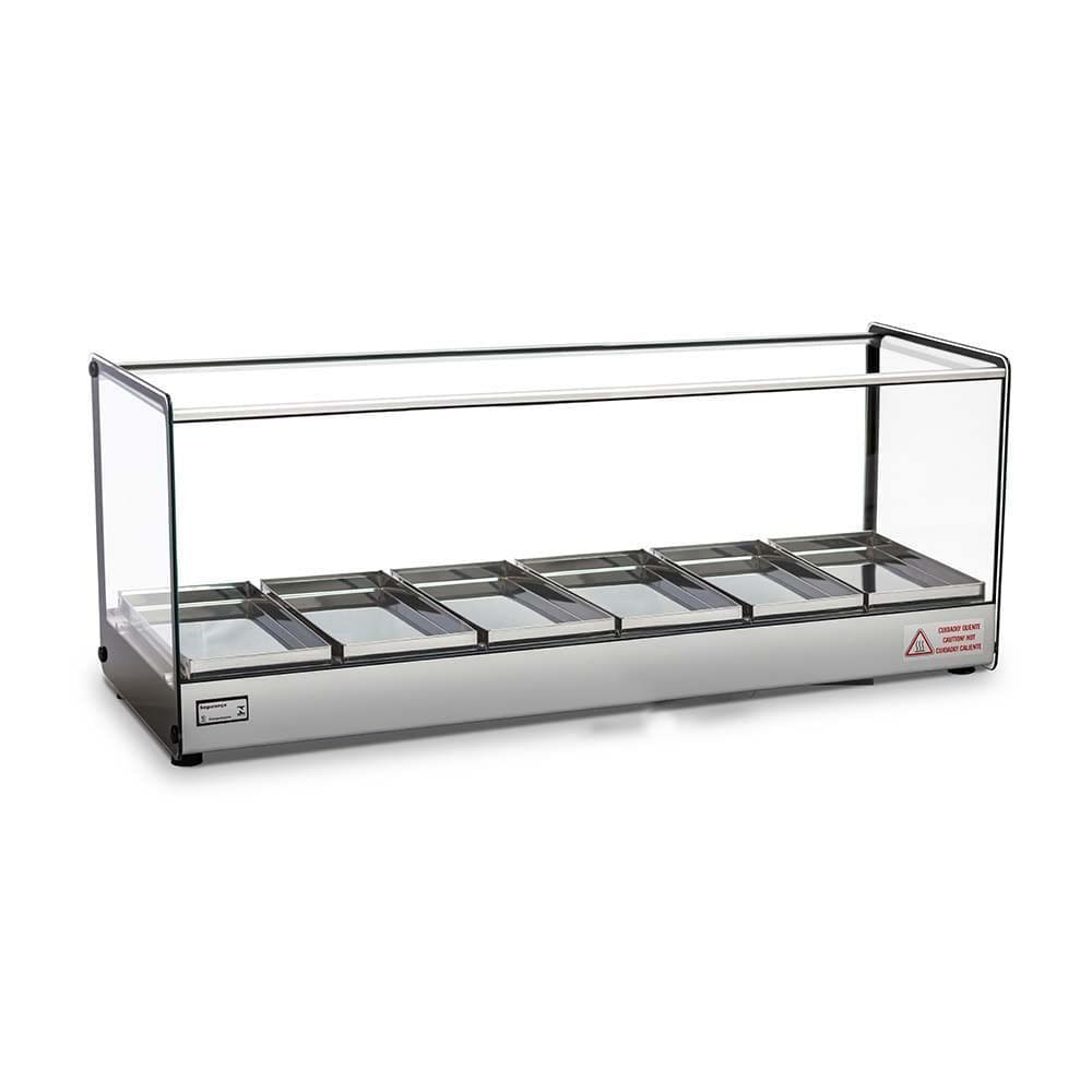 Estufa Quadrada EVR 6 Bandejas Titã EVR RETA COM LED 6B CINZA 127V