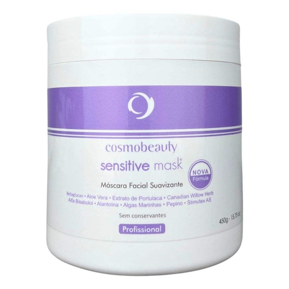 Sensitive Mask Máscara Facial Refrescante Cosmobeauty 450g