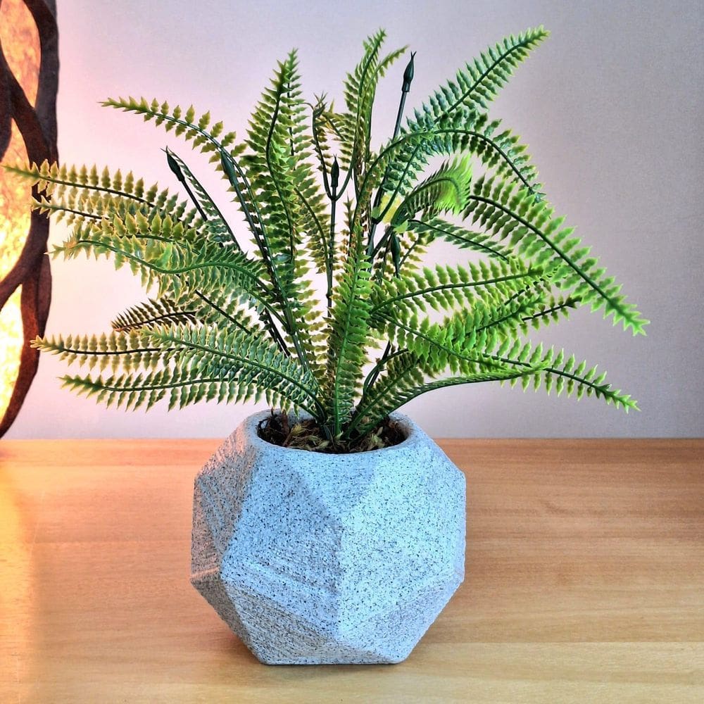 Arranjo Artificial De Samambaia Com Vaso Pronto