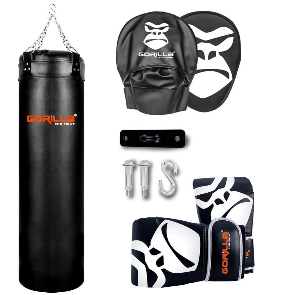 Saco 120 Cm + Luva Pro + Manopla + Suporte Teto Kit Completo