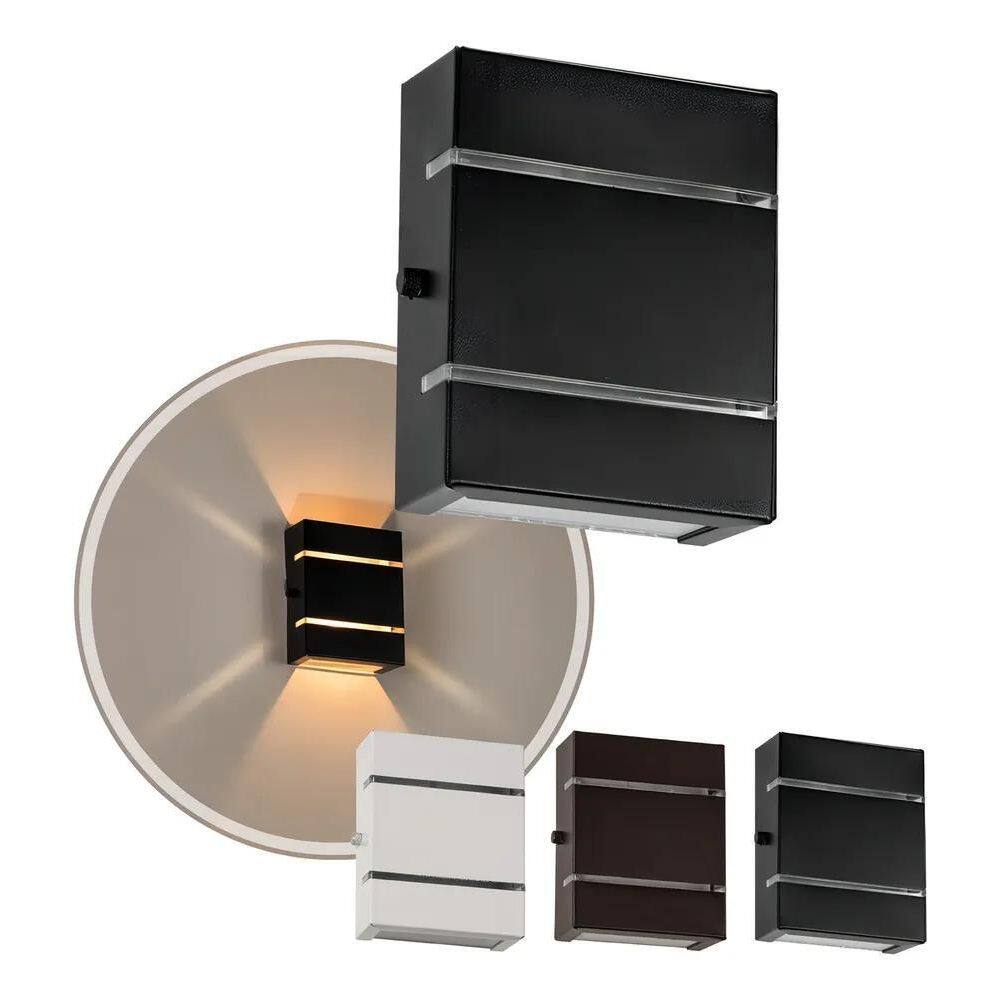 2X Arandela Starlumen 2097/Mini St2527 Preto Slim Inter Ex