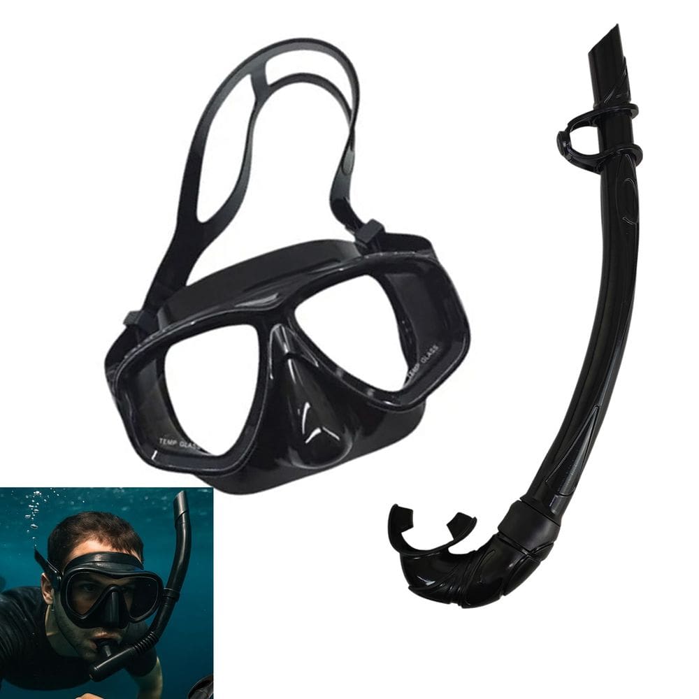 Mascara Mergulho Oculos Tubo Respiraçao Snorkel Nataçao Piscina Praia Mar Esporte Recreaçao