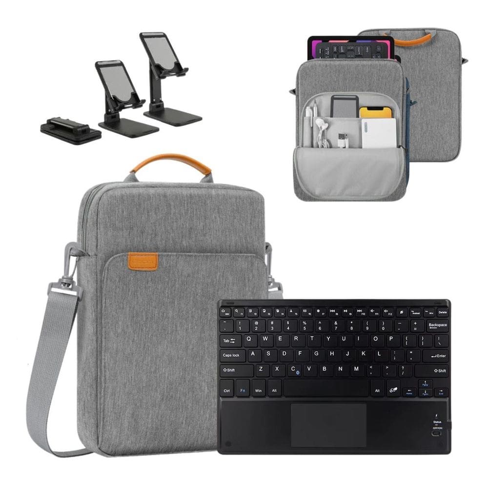 Case Bag Alça + Teclado + Suporte Para Samsung S10 Fe+ 13.1