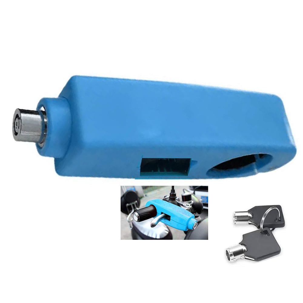 Trava de Manete Moto Manopla Guidao Freio Embreagem Acelerador Cadeado Antifurto Bicicleta Motocicleta Bike Segurança