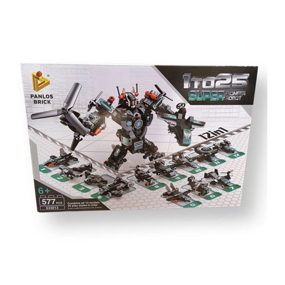 Toy Lego Set Block Construction Pioneer Robot 12 em 1