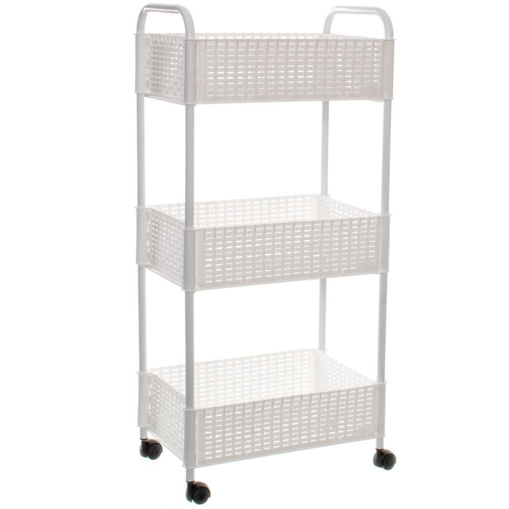 Carrinho organizador White 22,5x35x74