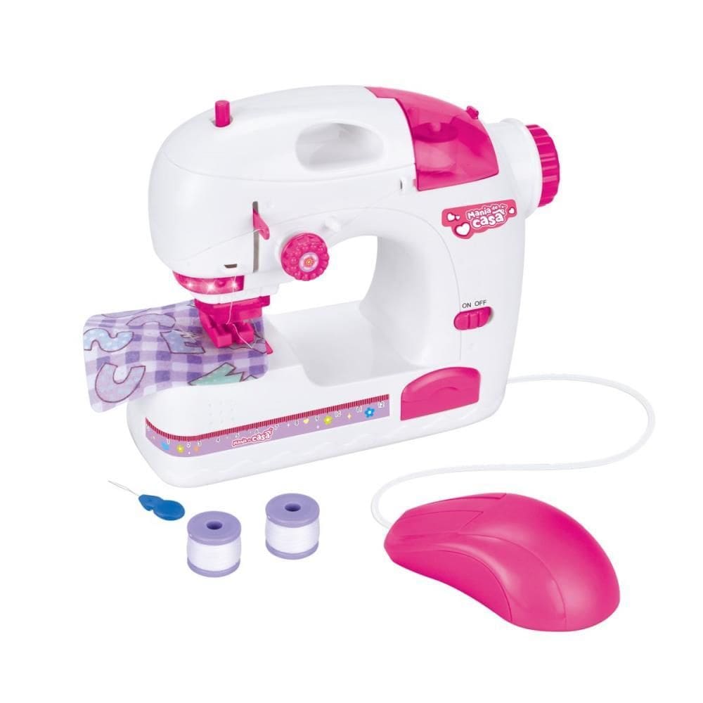 Brincando De Casinha Máquina De Costura Kit C/5pçs - Dm Toys
