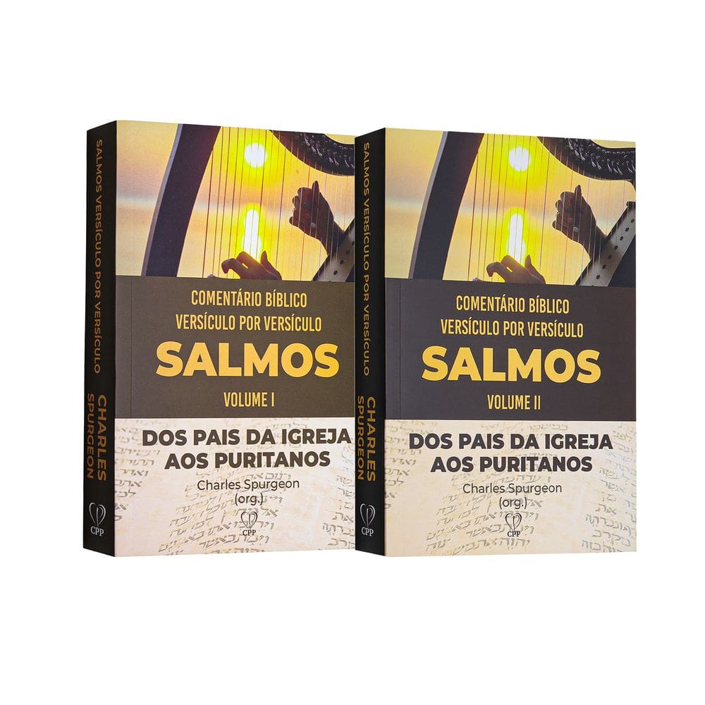 Box Livros Salmos 2 Volumes Capa Brochura