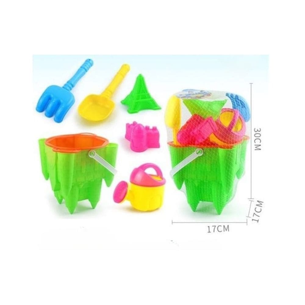 Conjunto de brinquedos e acessórios de praia para bebês