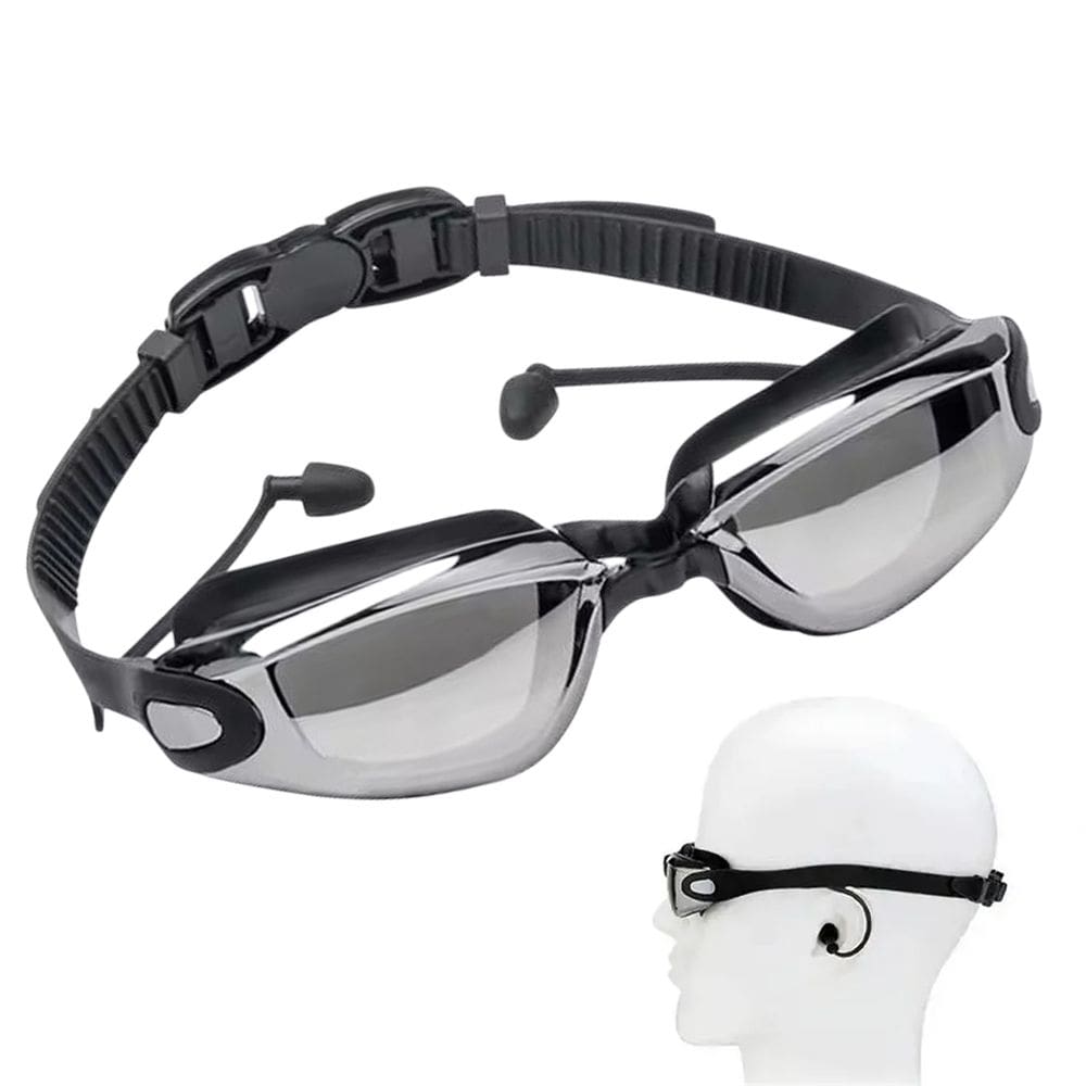 Oculos Mergulho Nataçao Protetor Ouvido Auricular Lente Antiembaçamento Protetor Uv Recraçao Mar Piscina Esporte Lazer