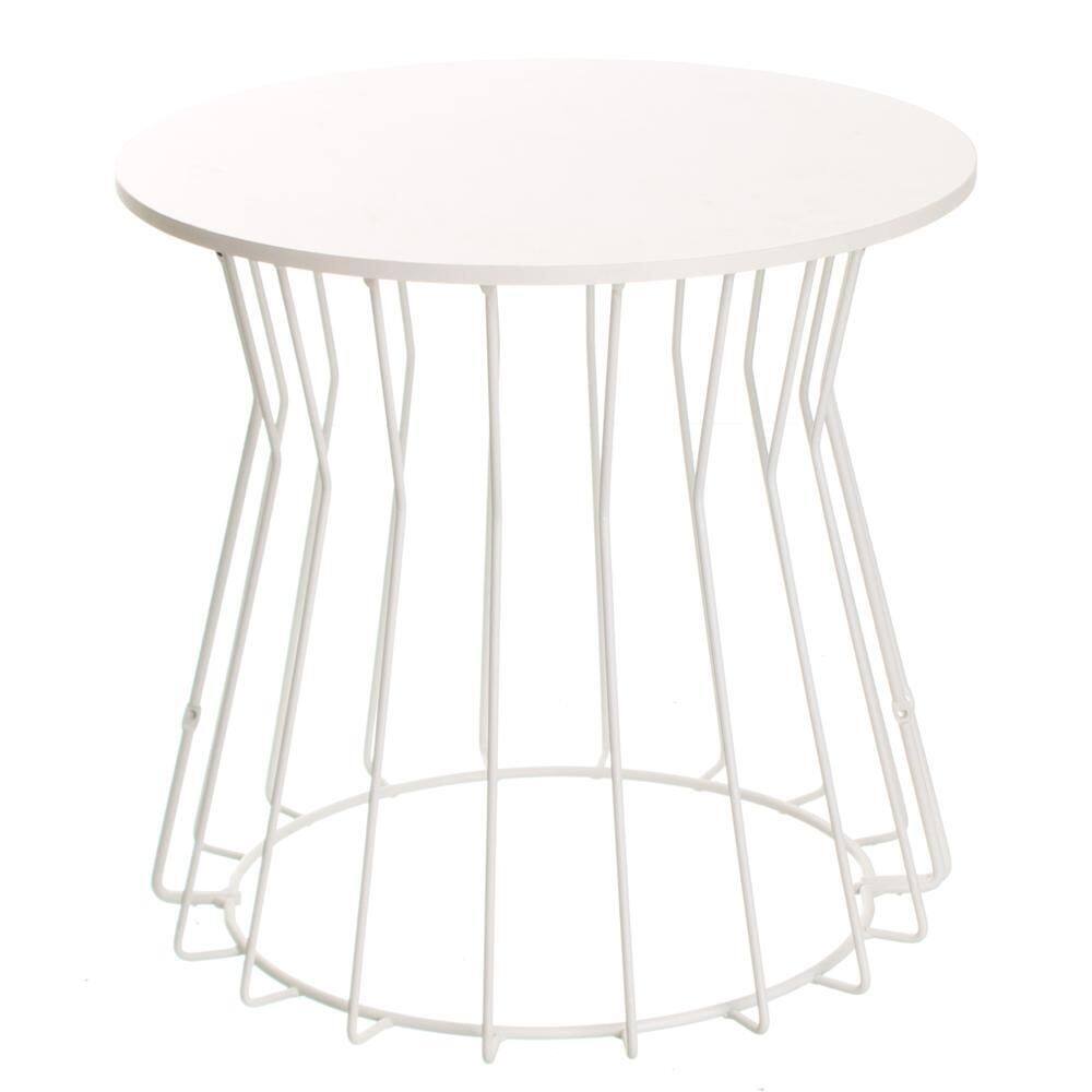 Mesa Lateral Infinity 44x42cm White