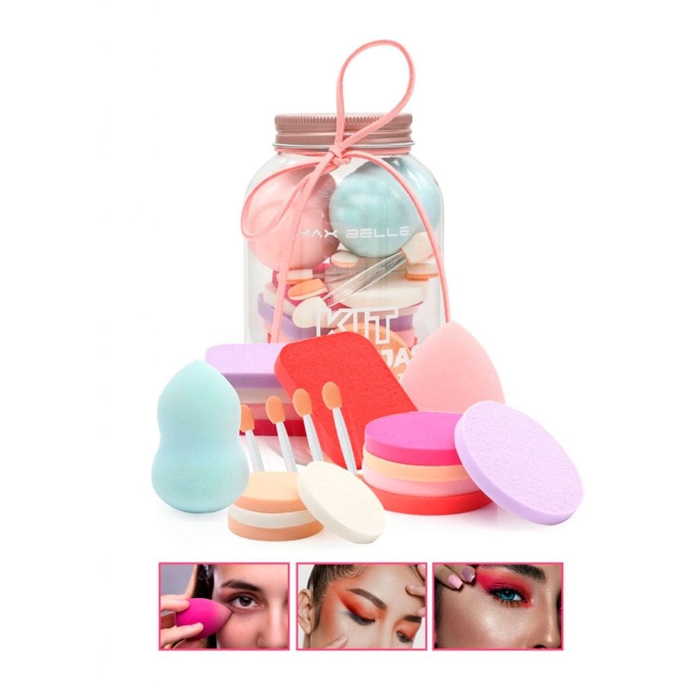 Kit de esponja de maquiagem Jar