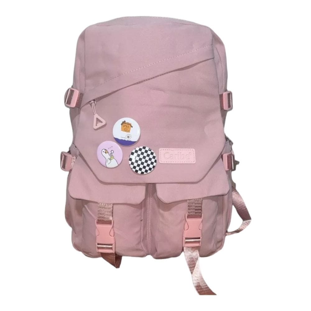 Mochila escolar feminina impermeável para jovens de grande capacidade