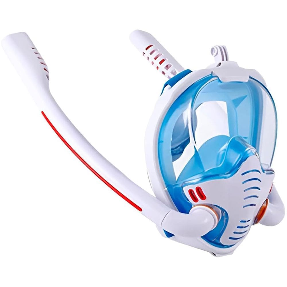 Mascara De Mergulho Snorkel Duplo Oculos 180 Graus Protetor Ouvido Nataçao Piscina Praia Mar Esporte Lazer Recreaçao