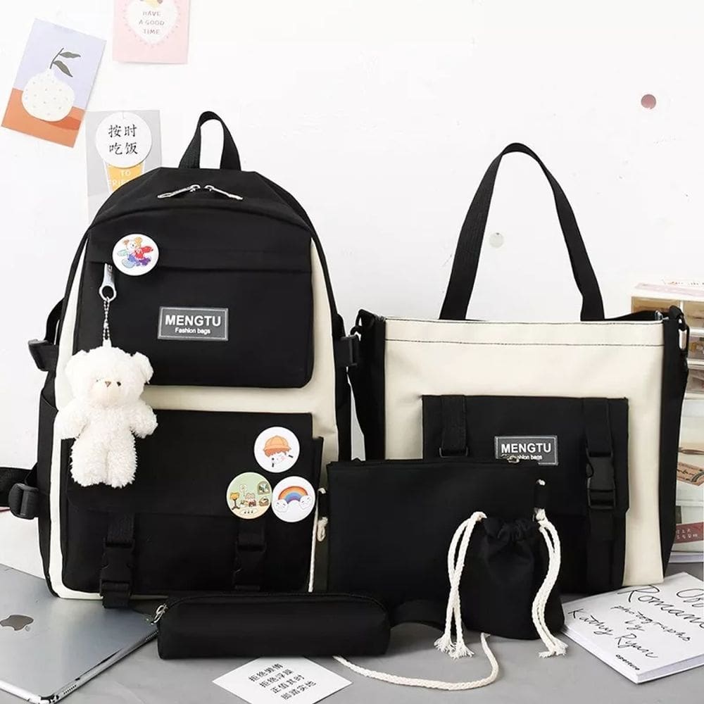 Mochila escolar de grande capacidade para adolescentes impermeável