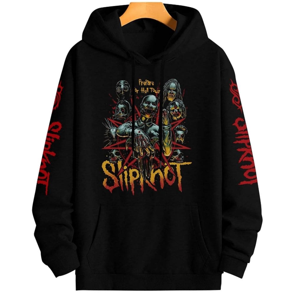 Moletom com capuz Slipknot 223 Floki Oversize para homens