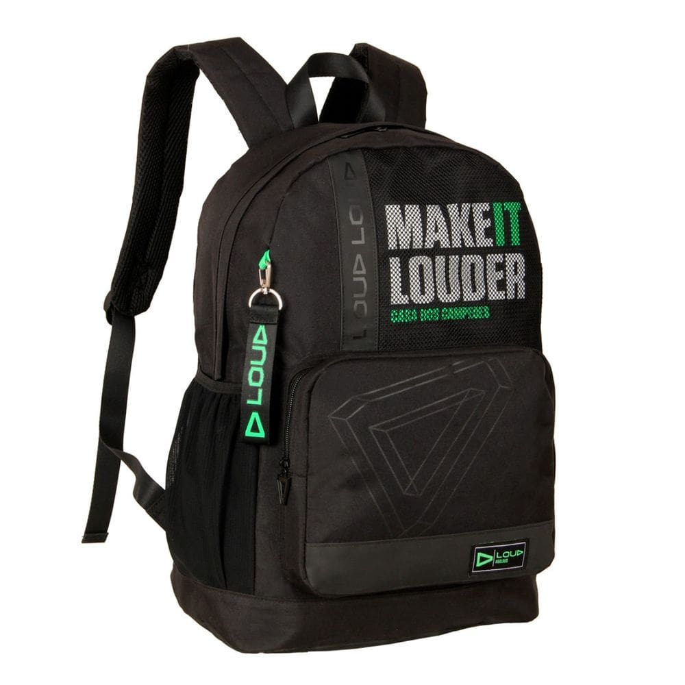 Mochila de Costas Loud Gamer Meninos Juvenil Escolar