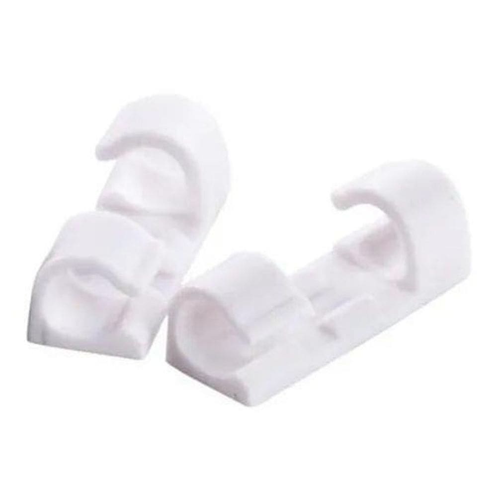 Kit Clip Organizador Cabos E Fios Adesivo 3M 40 Un Fixador