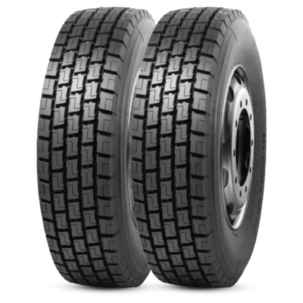 Kit 2 Pneu 295/80R22.5 Mirage MG326 18PR 152/149M TL Bor/Rod