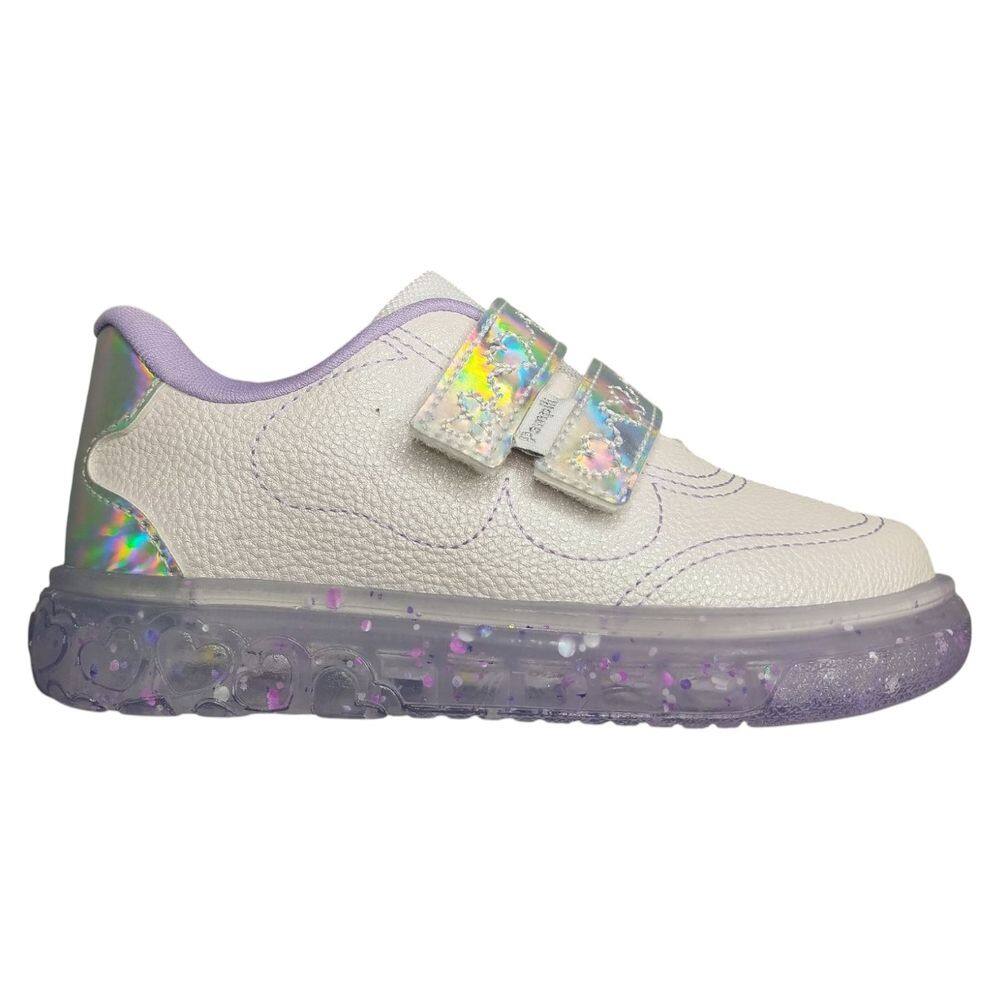 Tênis Menina Pampili LED Holográfico 483.058