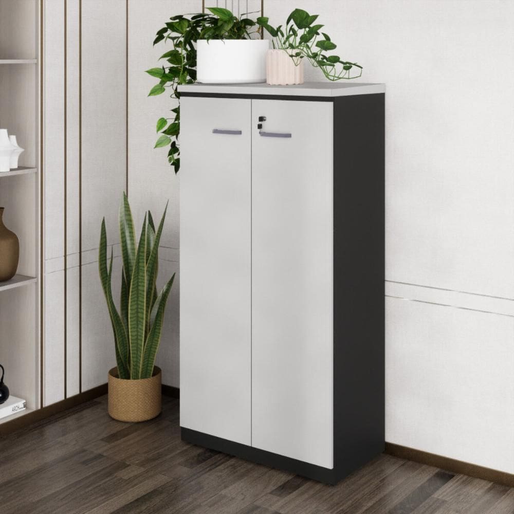 Armário de Escritório 80cm 2 Portas com Chave Multimóveis CR25294