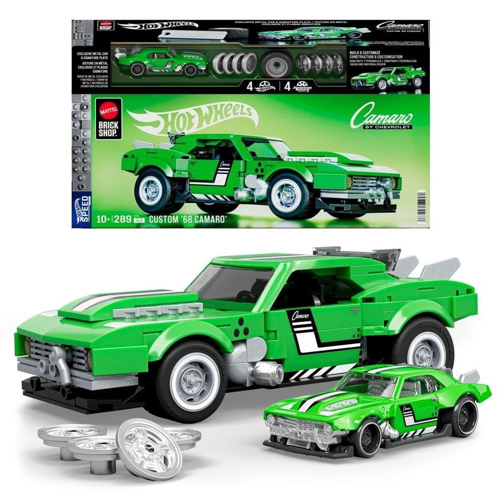 Blocos de Montar - Hot Wheels - 68 Custom Camaro MATTEL