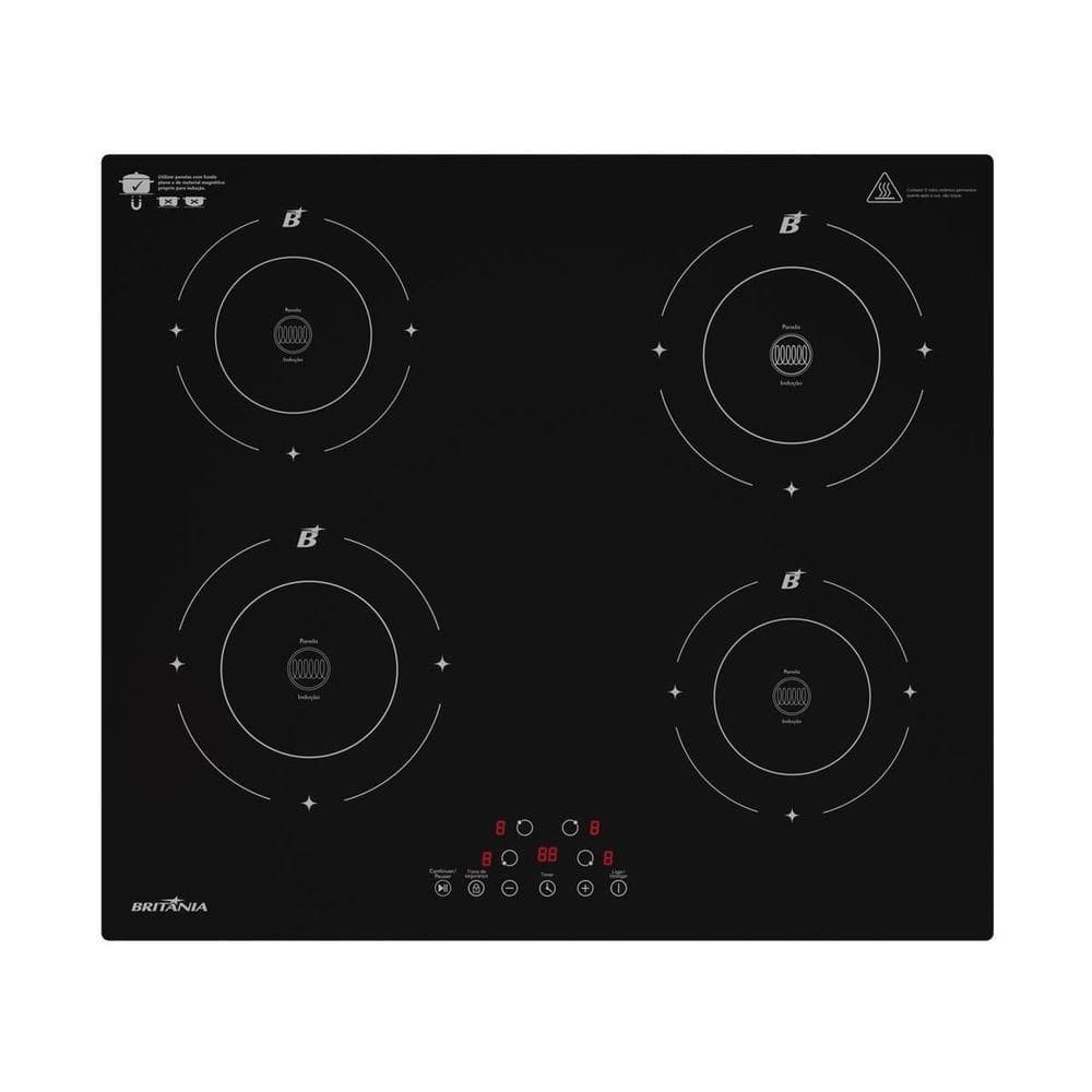 Cooktop De Indução Britânia 6000W BCTE40A 220V