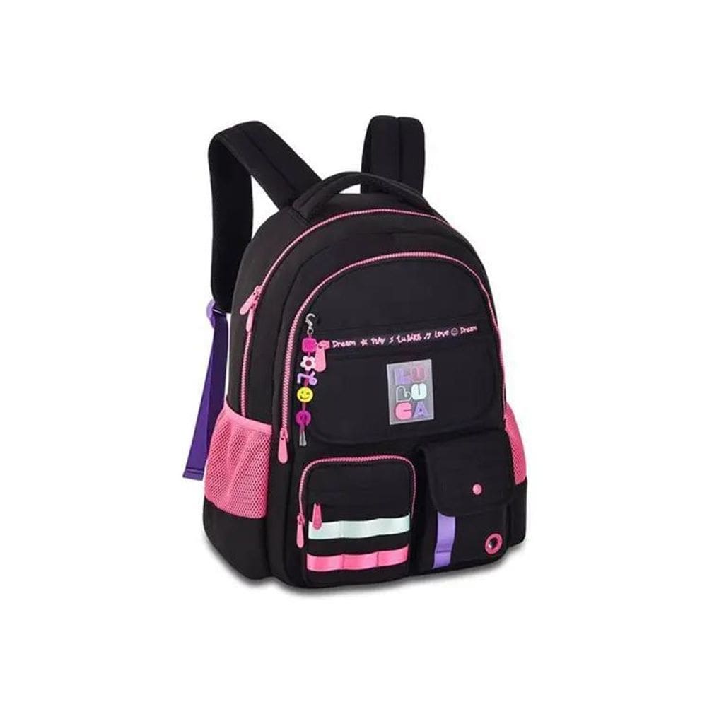 Mochila Escolar Juvenil Feminina De Costas Luluca