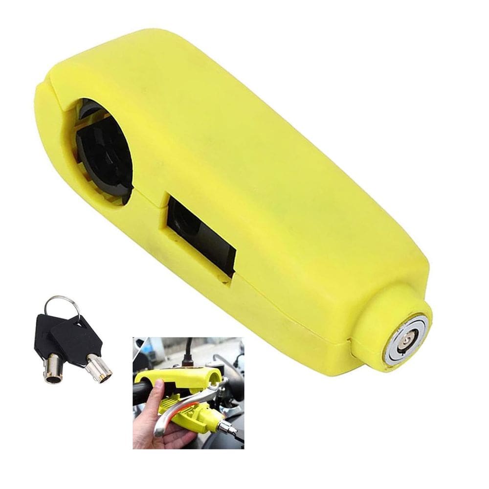 Trava de Moto Manete Guidao Manopla Freio Acelerador Embreagem Antifurto Cadeado Bike Bicicleta Motocicleta Resistente