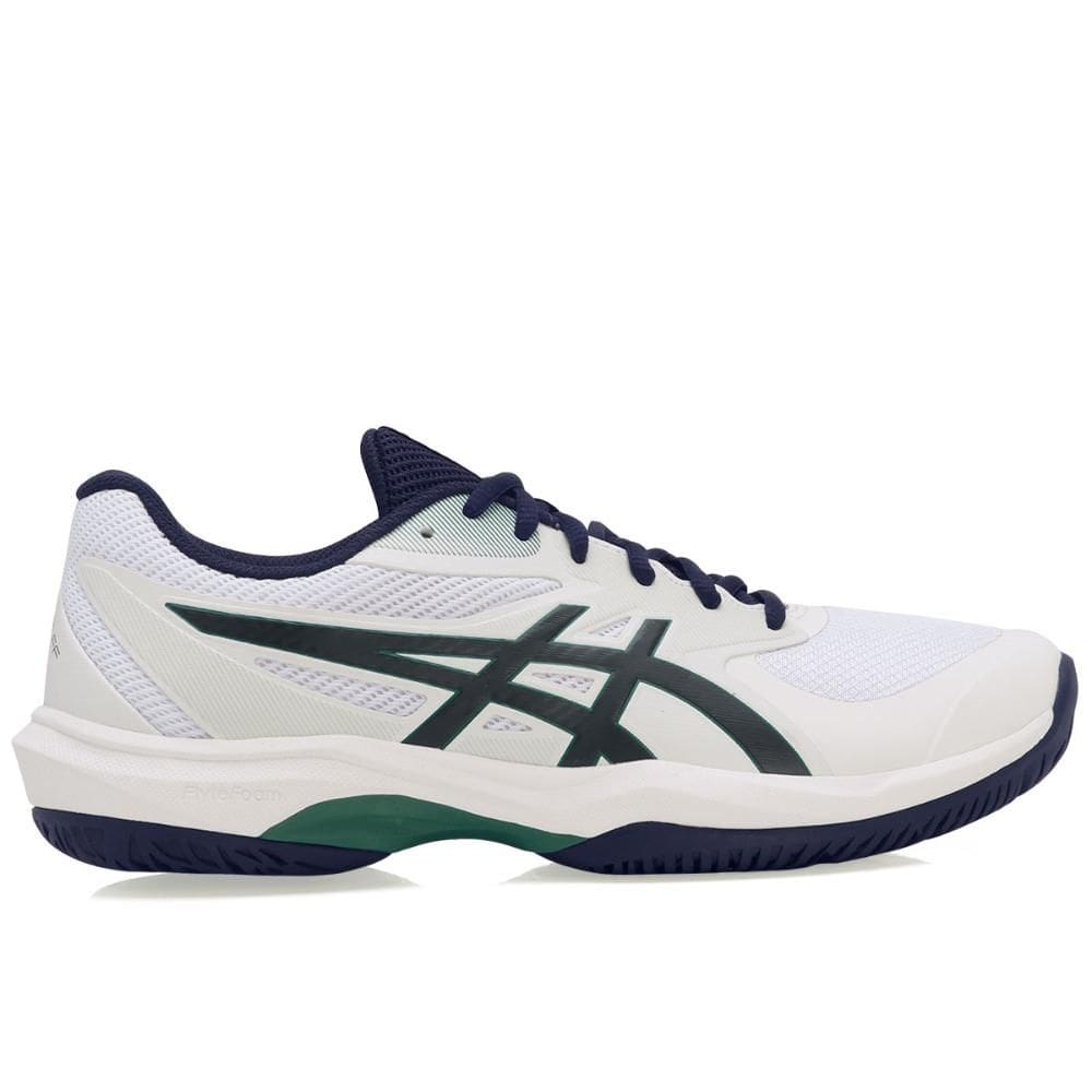 Tênis Asics Game FF - All Court - Branco e Marinho