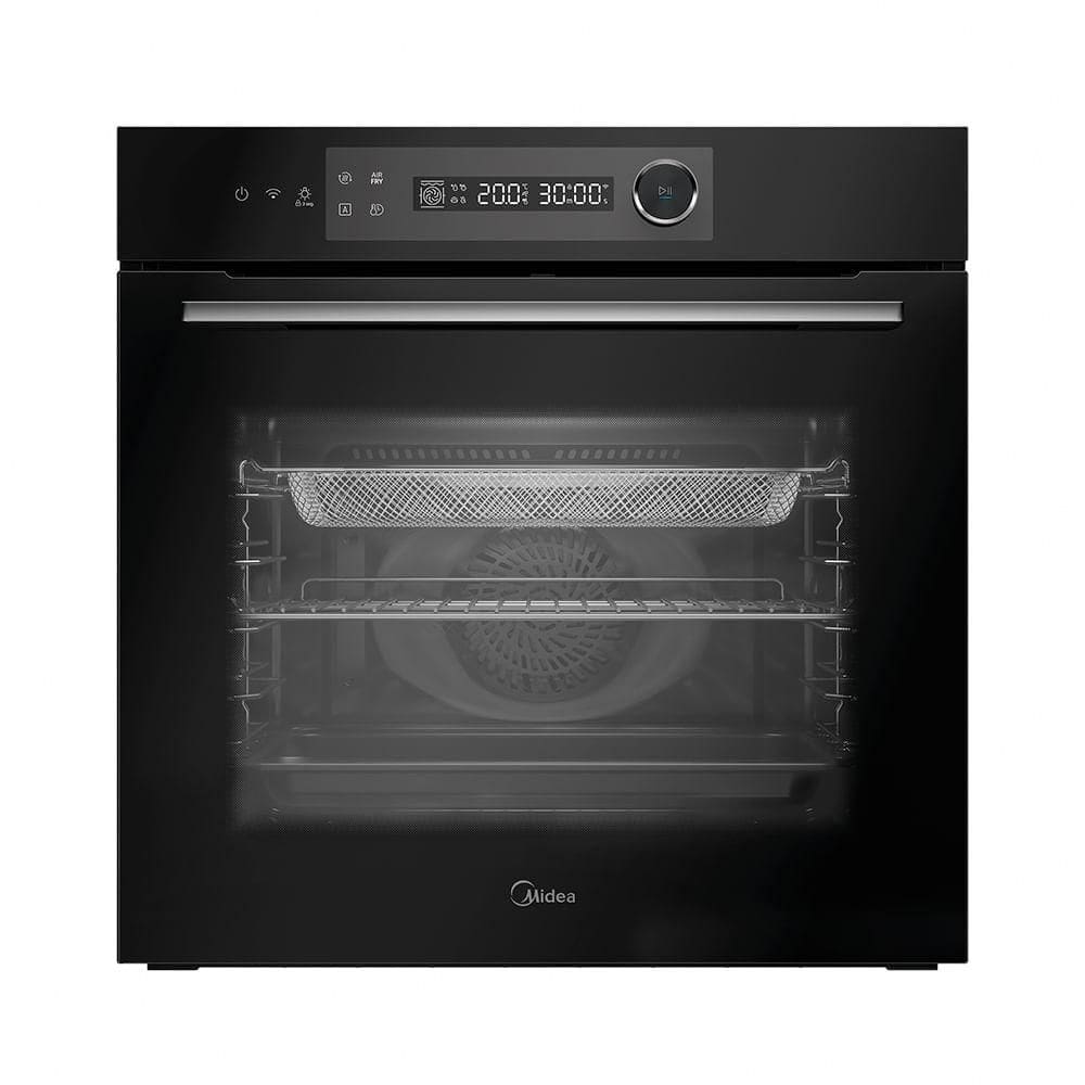 Forno de Elétrico de Embutir Midea Touch Smart com 80 Litros de Capacidade, Grill Painel Touch Preto - TSI80P2