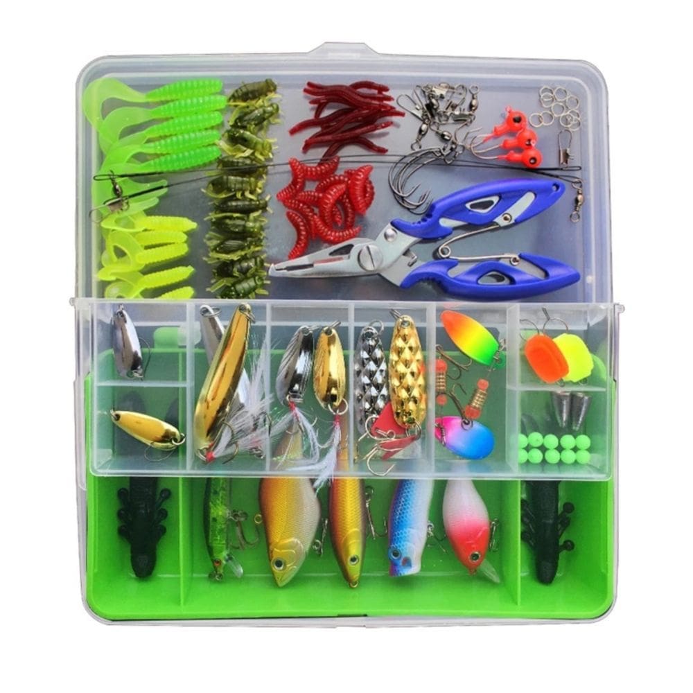 Kit Fishing Bait Fly Hooks 101 peças para iniciantes