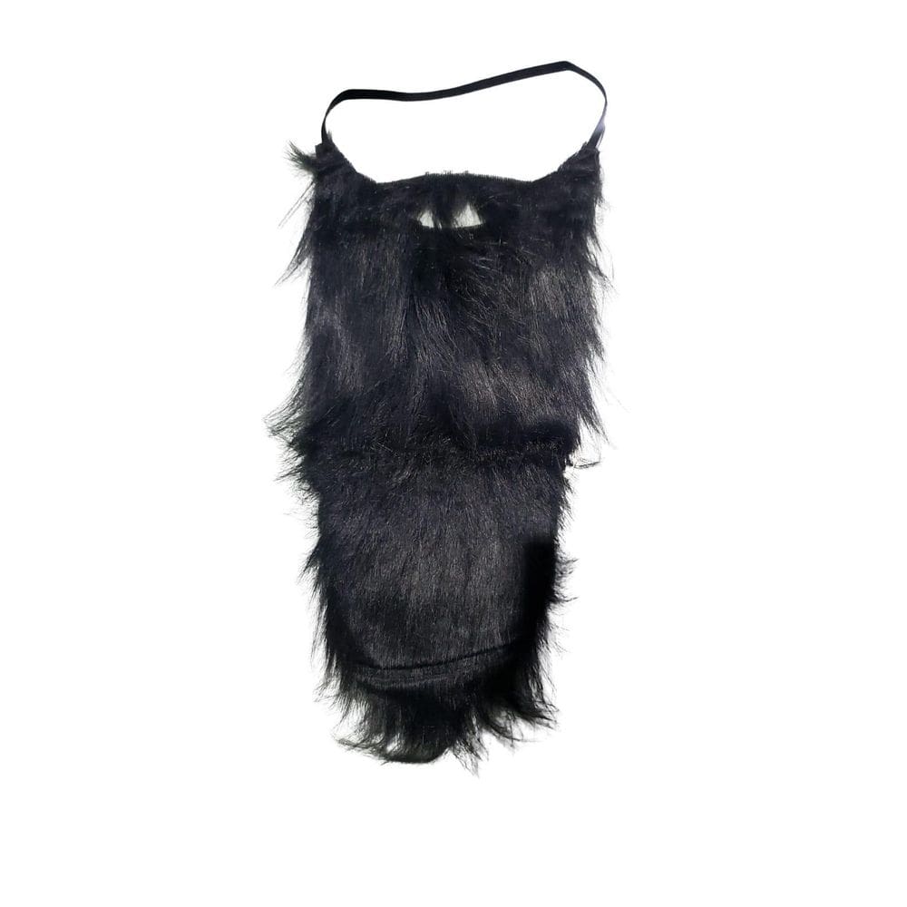 Fantasia Barba Preta Comprida Estilo Pirata/Mago