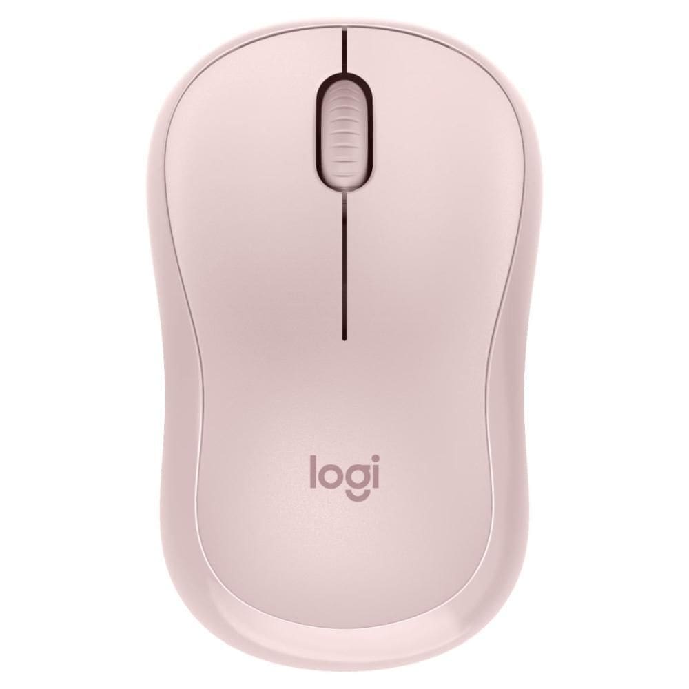 Mouse sem Fio Logitech M240 Silent - Bluetooth - 4000dpi - Ambidestro - Rosa - 910-007117