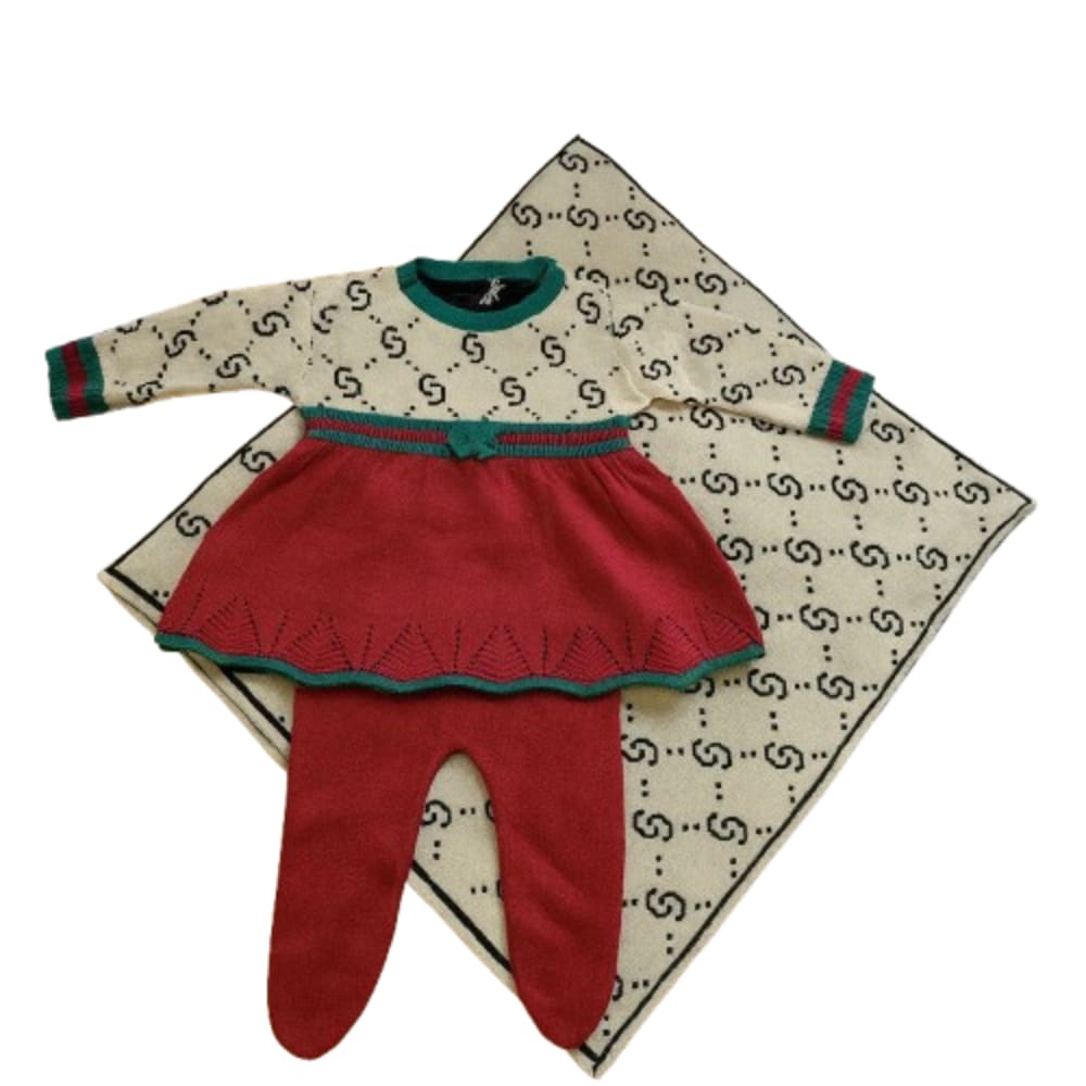 Saída Maternidade Tricot Luxo Bebê Menina Menino 0 á 3 Meses