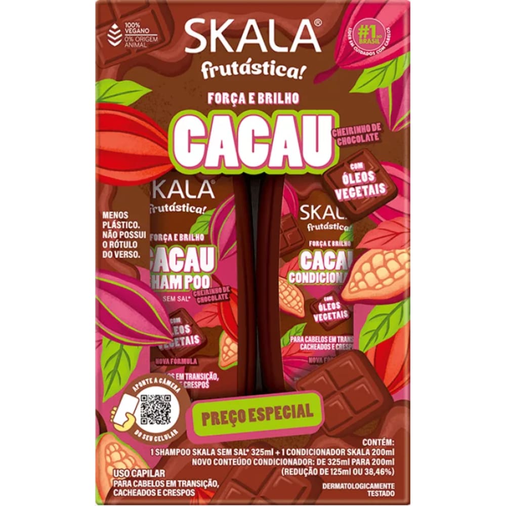 Shampoo e Condicionador Skala Frutástica Cacau