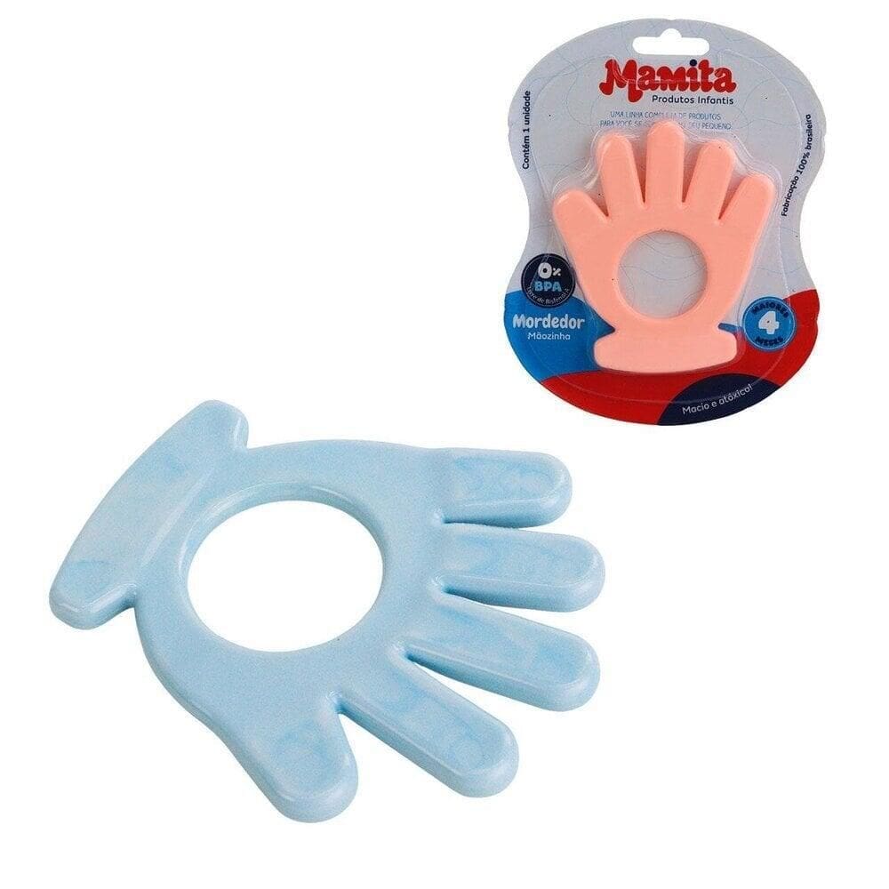 Mordedor Para Bebê 10cm Mãozinha Color - Tudo em Caixa