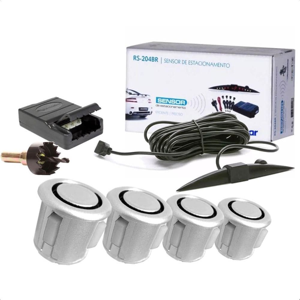 Sensor Estacionamento Automotivo Carro Ajuste Automático 4