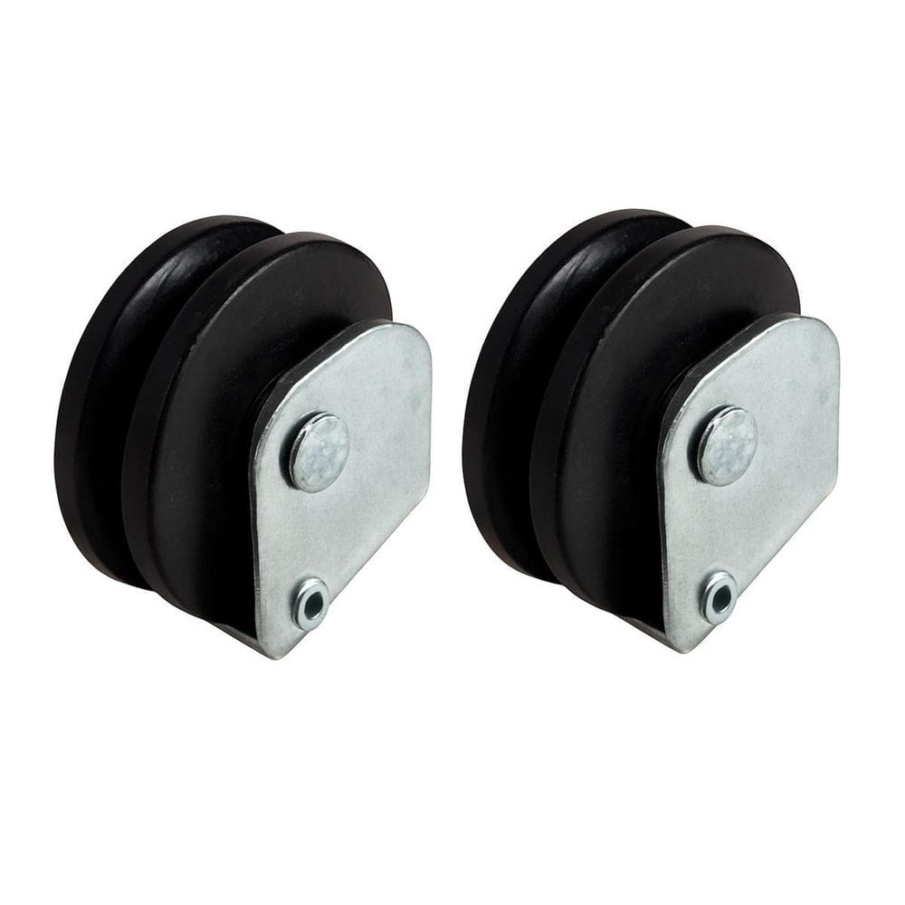 02 Roldana Inferior Fixa Janela E Porta Correr De Aço 37Mm