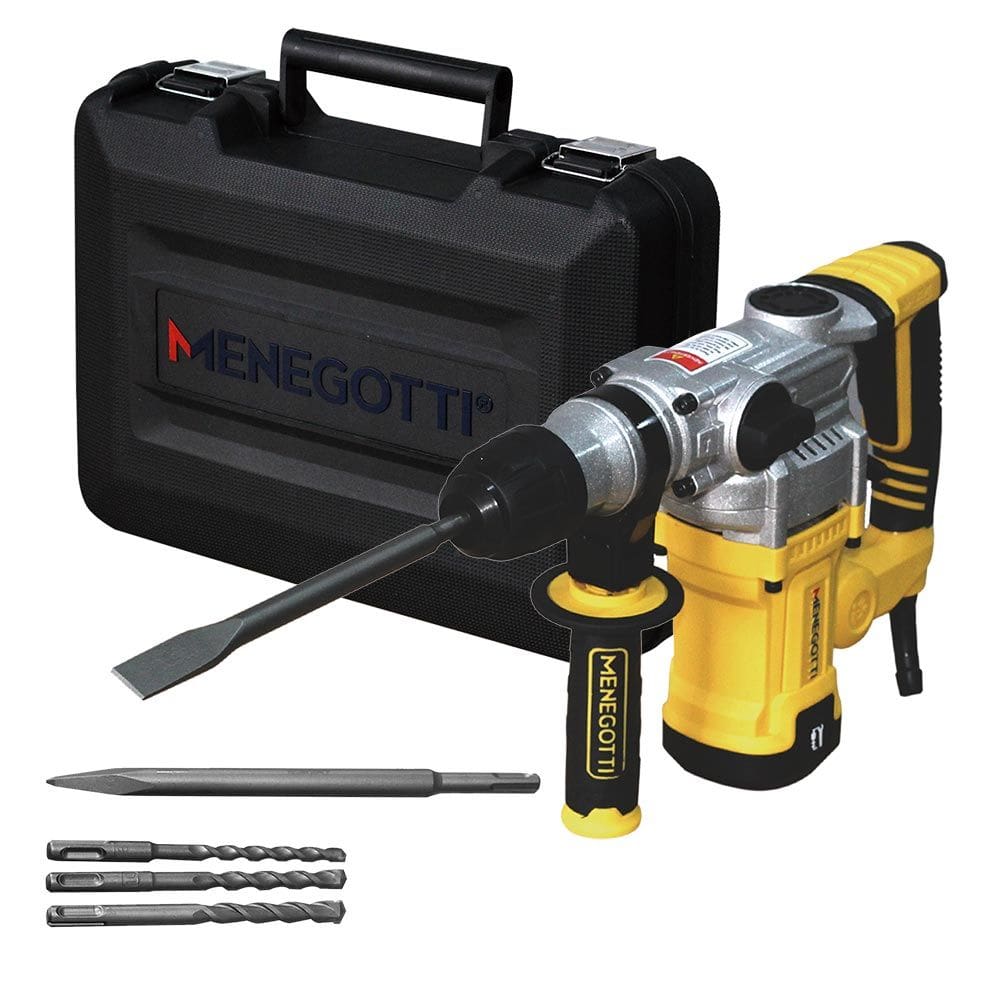 Martelete Perfurador Rompedor 5KG 4,8J 1300W MMR1300 Plus Menegotti 220V