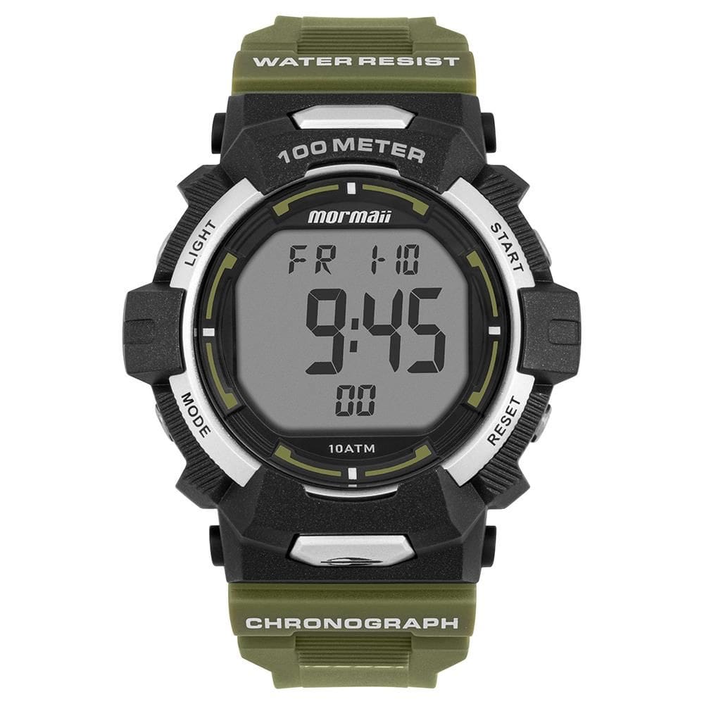 Relógio Mormaii Masculino Ref: Mo0330cv/8v Esportivo Digital