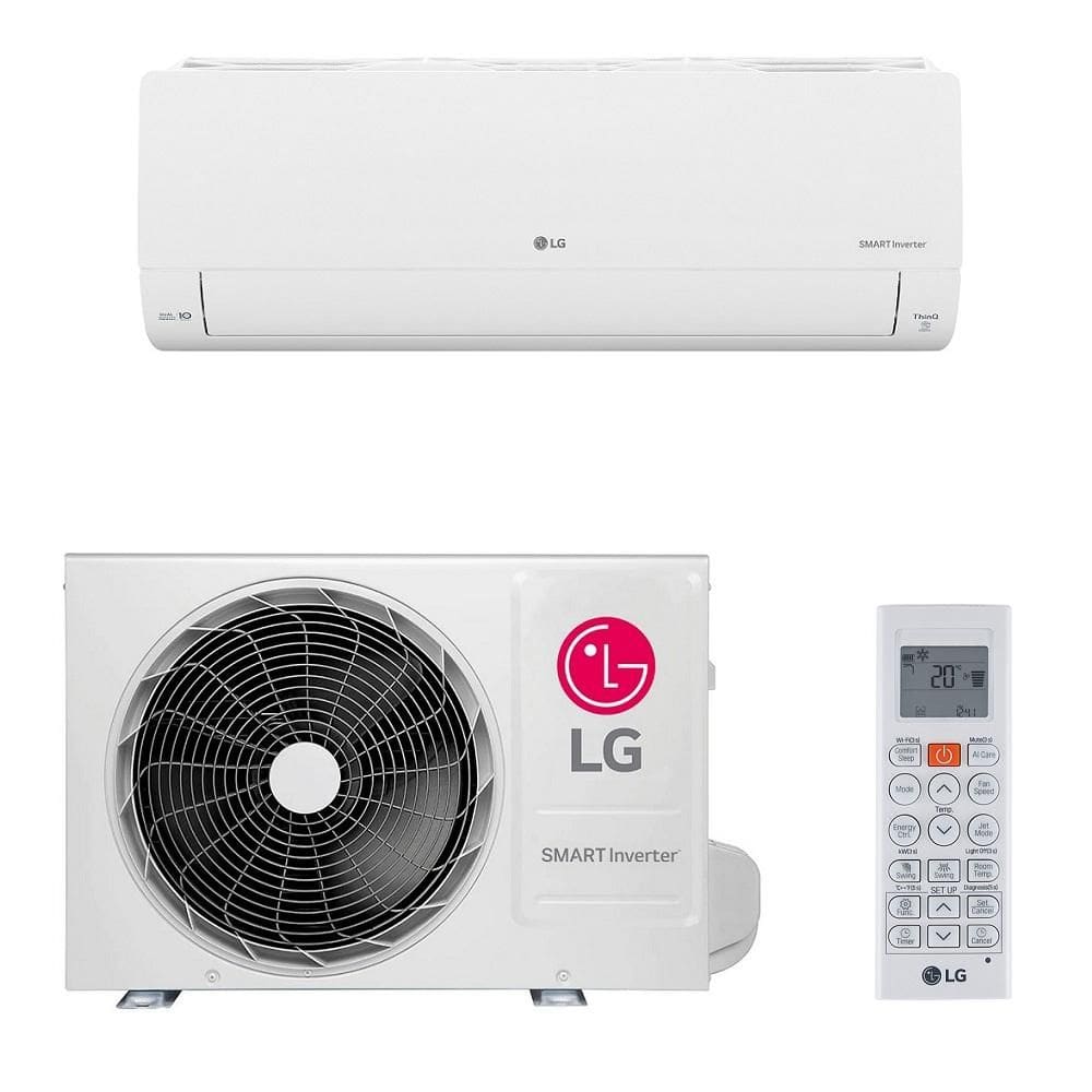 Ar Condicionado Split LG Hi Wall Smart Voice Inverter 9.000 BTU/h Frio Monofásico Branco S3-Q09JA31E  220V