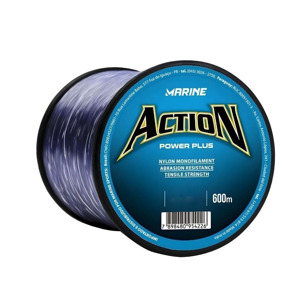 Linha para pesca Action Power Plus Nylon 600m