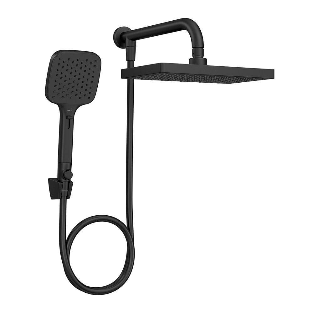 Chuveiro Deca Flex Max 2086.bl.des.mt De Parede Com Desviador Black Matte